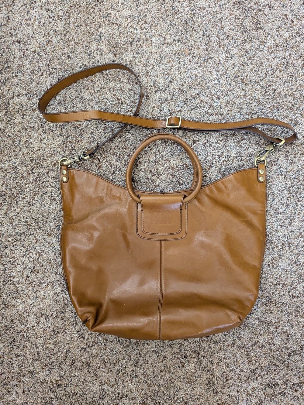 HOBO International Leather Tan Medium Sheila
